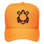 Boné Snapback Laranja Logo Timão Alto Relevo