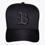 Bone Snapback Black to Red