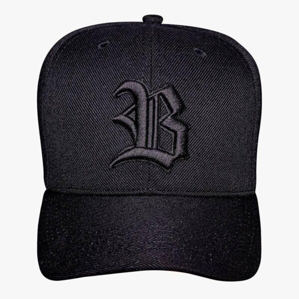 Bone Snapback Black to Red