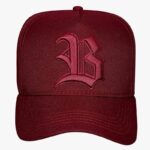 Boné Snapback Vinho Contra Aba Blessed