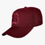 Boné Snapback Vinho Contra Aba Blessed - Image 2