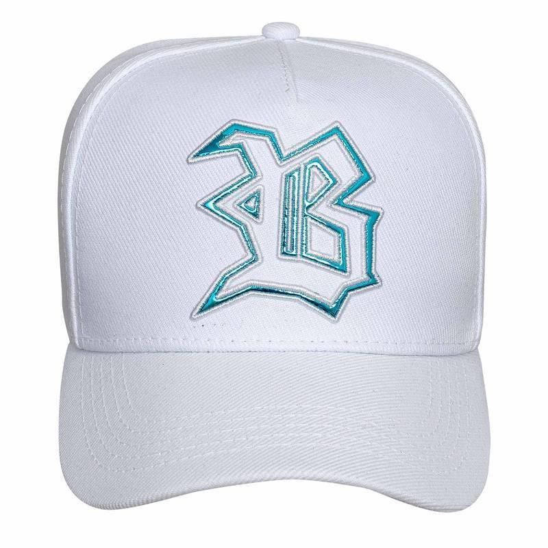 93807-1 Boné Snapback Branco Holográfico Azul Wings 2.0 - Image 1