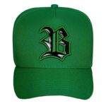 Boné Snapback Verde Bandeira Verniz Number One