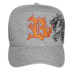 Boné Snapback Dragon Fire Cinza