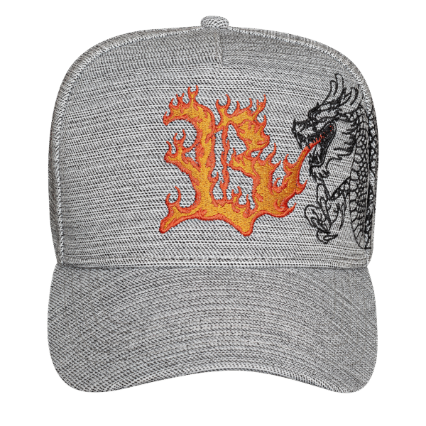 Boné Snapback Dragon Fire Cinza