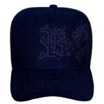 Boné Snapback Suede Azul Marinho Dragon Fire
