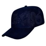 Boné Snapback Suede Azul Marinho Dragon Fire - Image 3