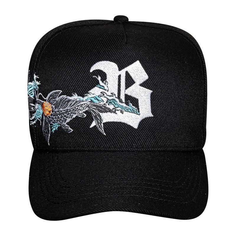 93835-1 Boné Snapback Preto Fish - Image 1