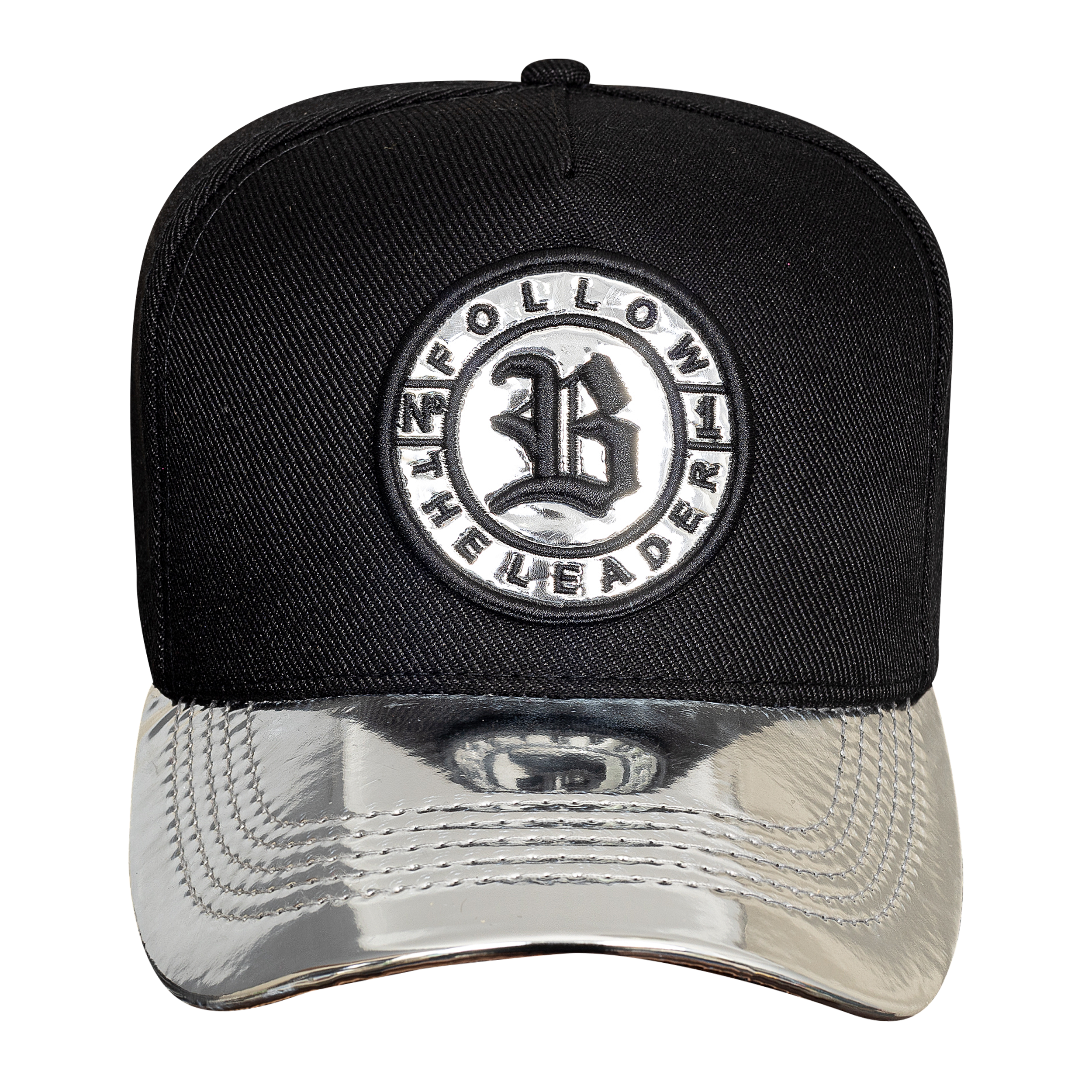 Boné Snapback Preto Follow Reflex Silver