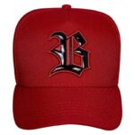 Boné Snapback Vermelho Verniz Number One