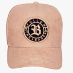 Boné Snapback Follow Suede Bege Skin 2.0