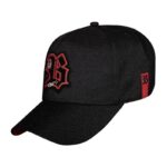 Boné SnapBack Preto Paint Vermelho - Image 2