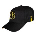 Boné SnapBack Preto Paint Amarelo - Image 2