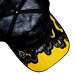 Boné SnapBack Preto Paint Amarelo - Image 4