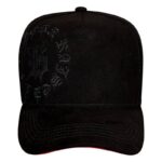 Boné SnapBack Preto Suede Born Raised to Red