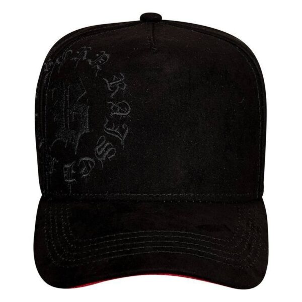 Boné SnapBack Preto Suede Born Raised to Red