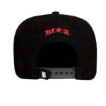 Boné SnapBack Preto Suede Born Raised to Red - Image 3