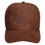 Boné SnapBack Marrom Suede Born Raised to Pink