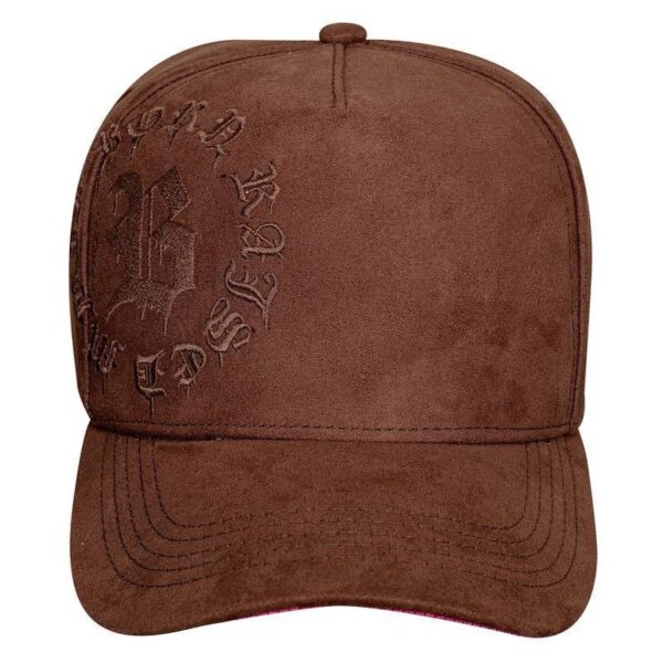 Boné SnapBack Marrom Suede Born Raised to Pink