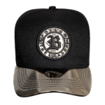 Boné Snapback Preto Follow Reflex Chumbo