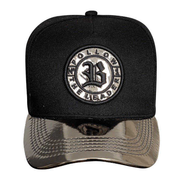 Boné Snapback Preto Follow Reflex Chumbo