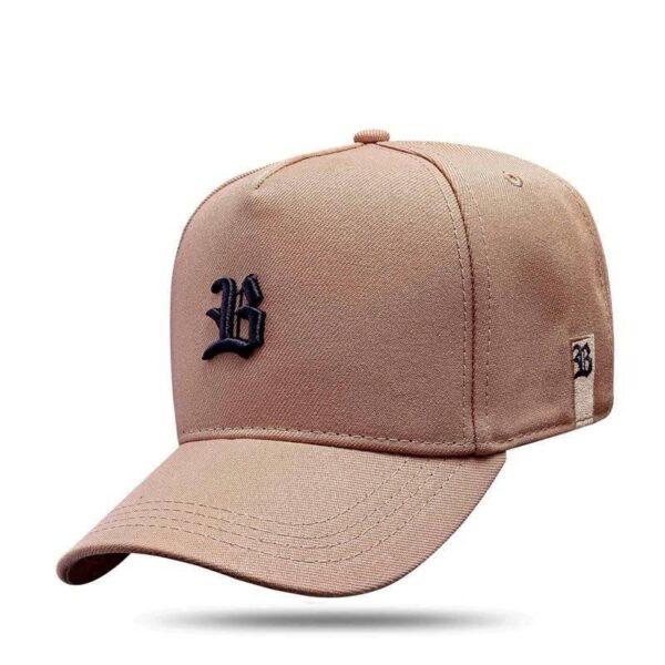 Bone Snapback Basic Caramel Logo Preto