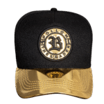 Boné Snapback Preto Follow Reflex Gold