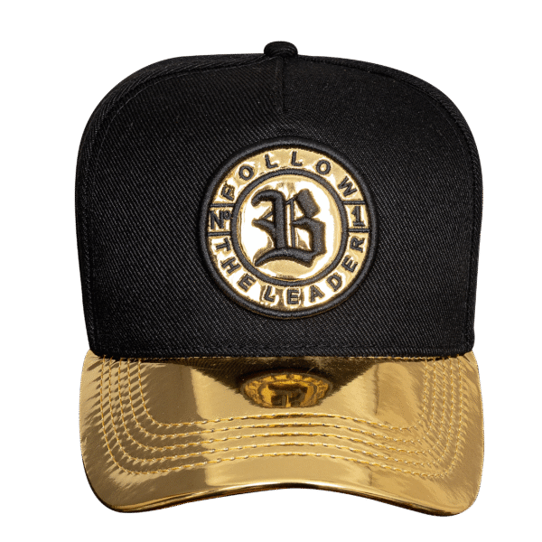Boné Snapback Preto Follow Reflex Gold