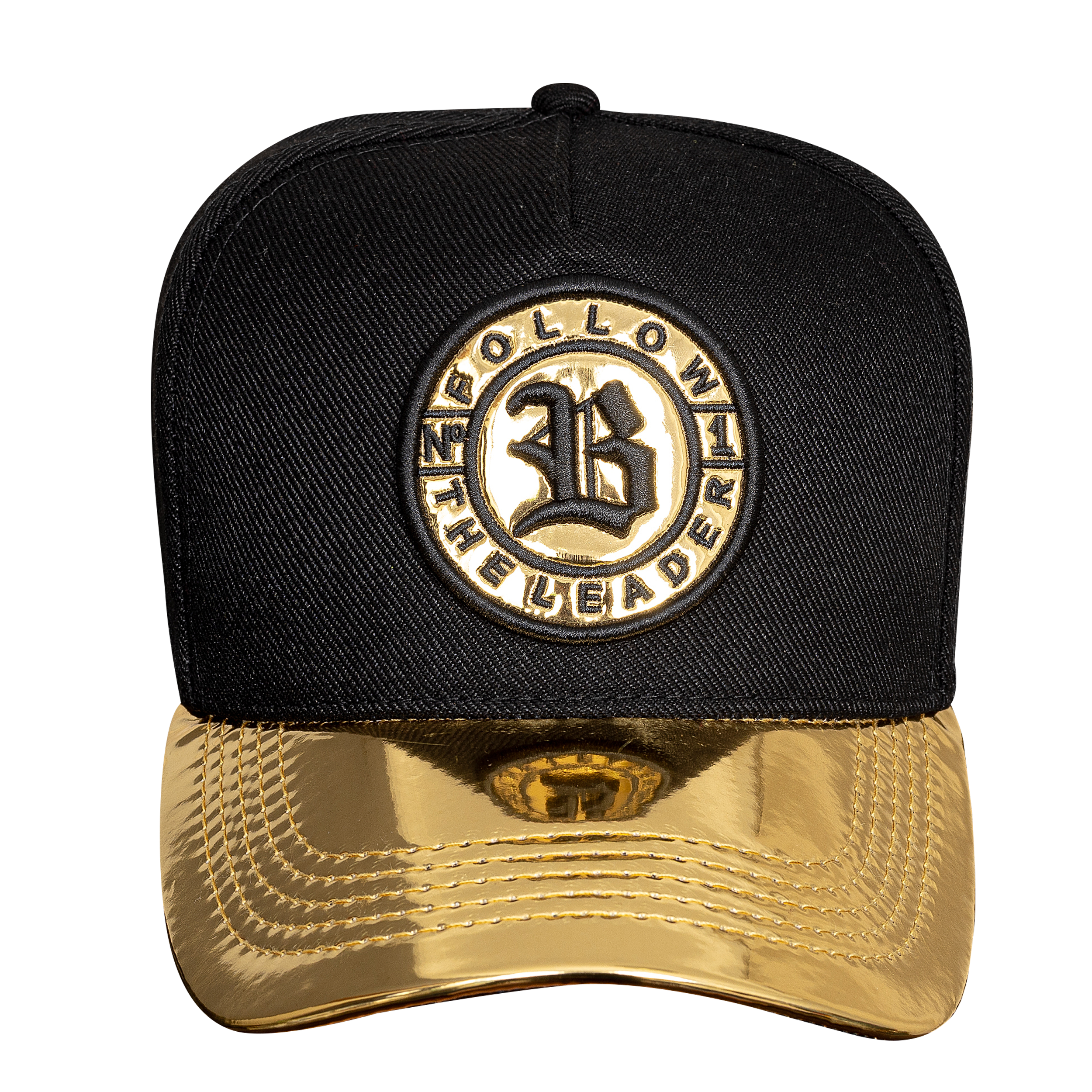 uc Boné Snapback Preto Follow Reflex Gold - Image 1