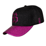 Bone Snapback Preto Star Shine Rosa - Image 2