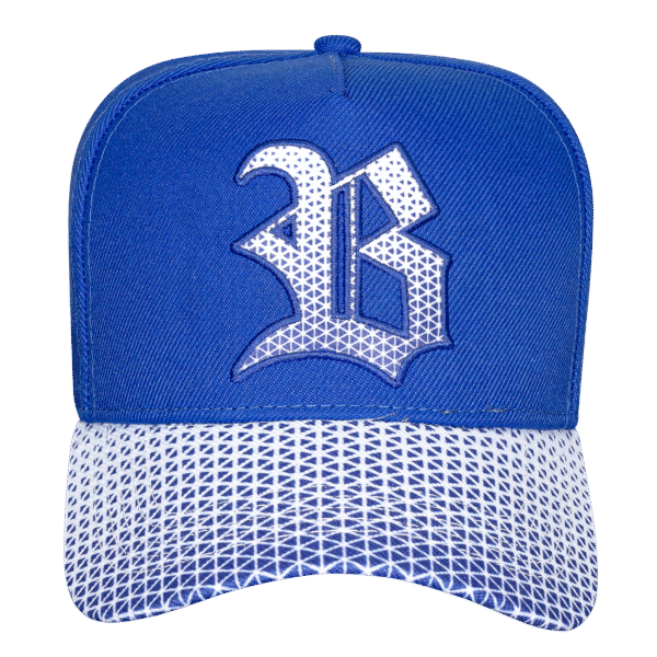 Bone Snapback Blue and White
