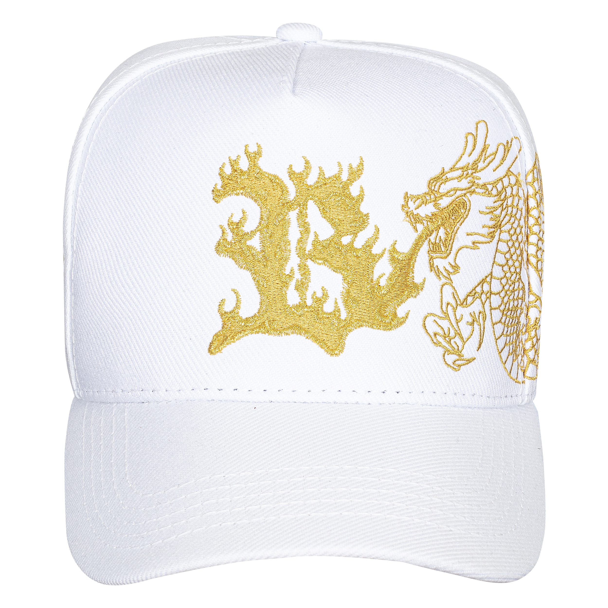 B15 Bone Snapback Golden Dragon Branco - Image 1