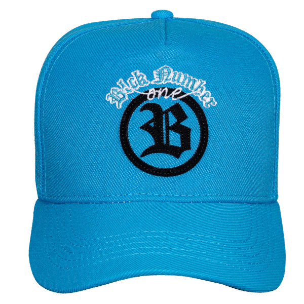 Bone Snapback Number One Azul