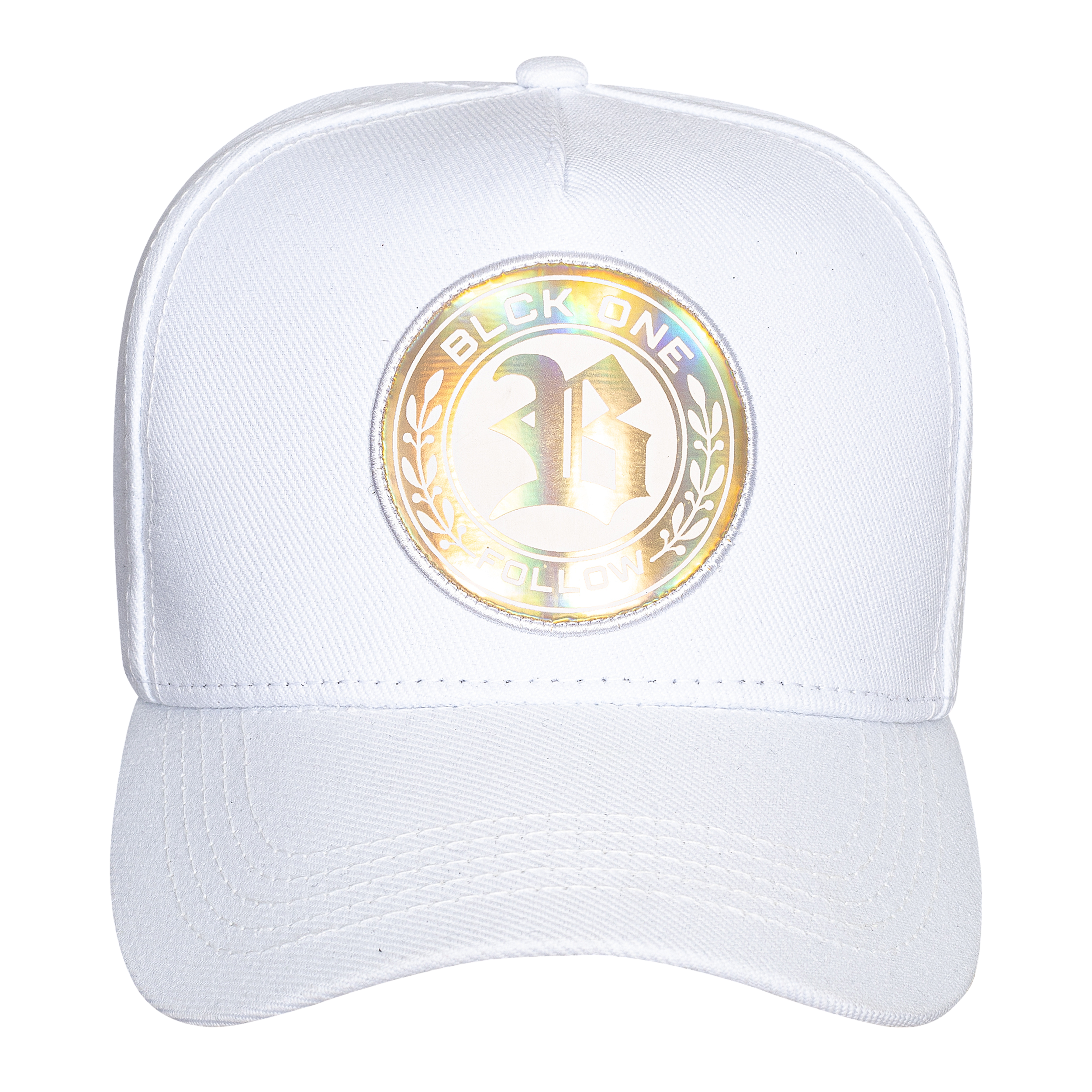 B36 Bone Snapback Blck One Follow Branco - Image 1