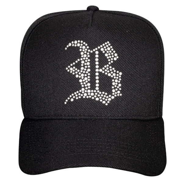 Bone Snapback Dots Gray