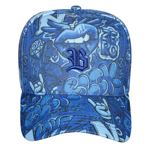 Bone Snapback Zero One Blue