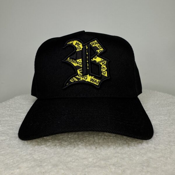 Bone Snapback Black Warning